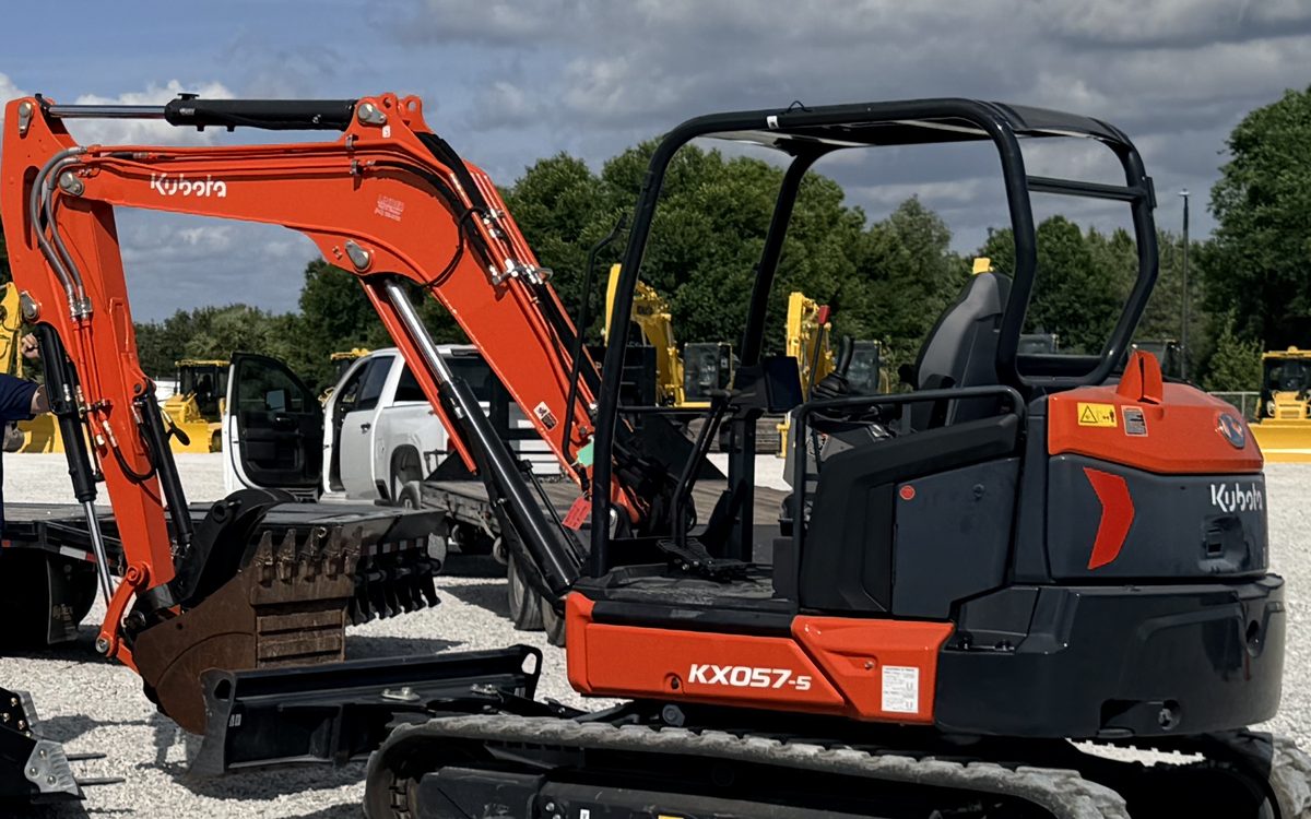 Kubota KX057-5 mini excavator